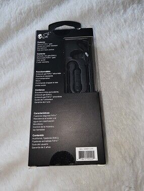 Skullcandy Black Wired Earbuds With Mic